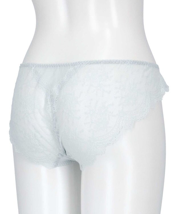 une nana cool Steppe Flower 総レースショーツ グレイッシュブルー