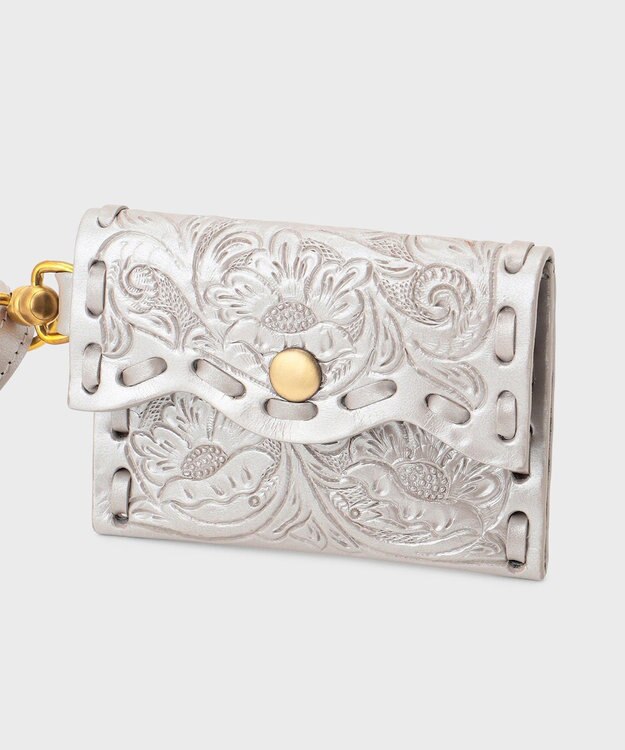 GRACE CONTINENTAL FlapCardHolder シルバー