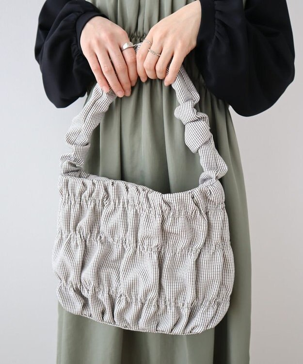 Green Parks ａｎｄｍｉｋｋａ．シャーリングミニトート White