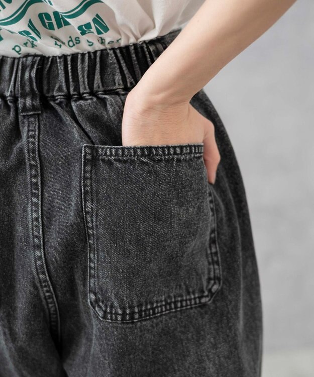 WEGO デニムベイカーステッチパンツ ブラックその他