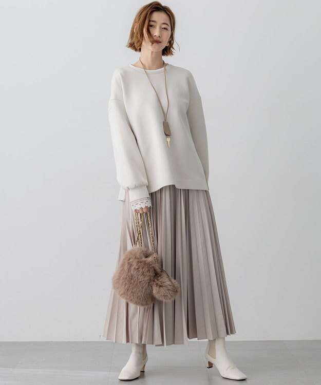 23区 【WEB&一部店舗限定】レザーキー クロシェット ベージュ系