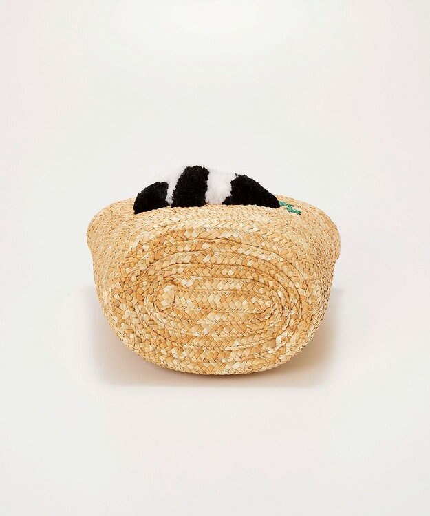 TOPKAPI 【TREASURE TOPKAPI】 アニマル カゴバッグ【ハシビロコウ/ パンダ/ カバ】 グリーン