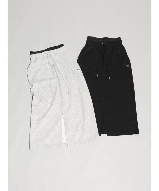 Green Parks ＥＧＯＩＳＴ　裏毛タイトスカート Gray Mixture