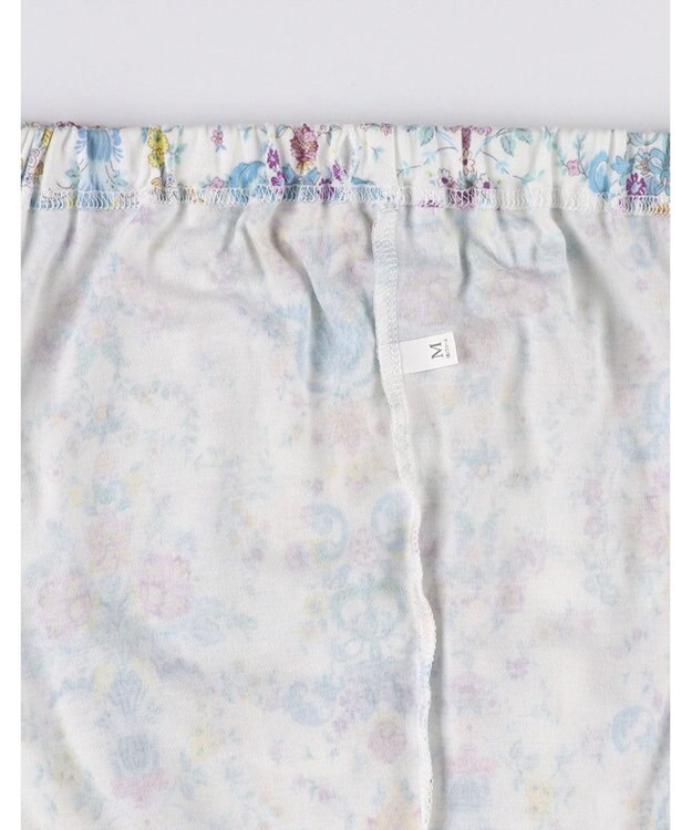 WACOAL パジャマ 長袖 長ズボン 綿100%(本体) ミントン レディース NDX541 /ワコール ホワイト