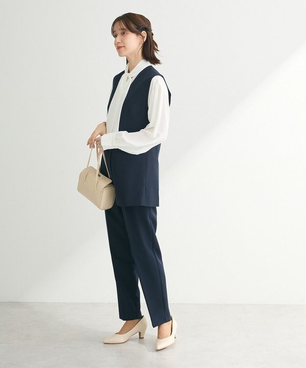 Green Parks ef-de ジレジャケット Dark Navy