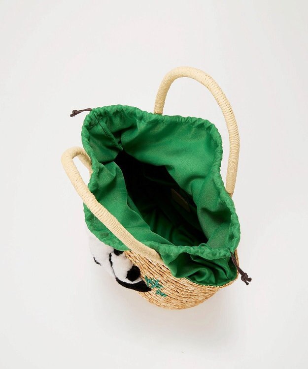 TOPKAPI 【TREASURE TOPKAPI】 アニマル カゴバッグ【ハシビロコウ/ パンダ/ カバ】 グリーン