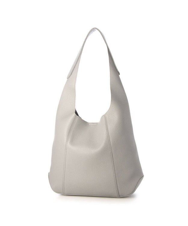 UNBILLION カシュカシュ cachecache / 厚手合皮ホーボーバッグ GY