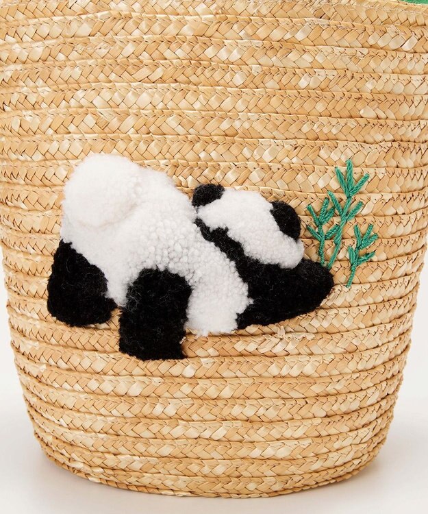 TOPKAPI 【TREASURE TOPKAPI】 アニマル カゴバッグ【ハシビロコウ/ パンダ/ カバ】 グリーン