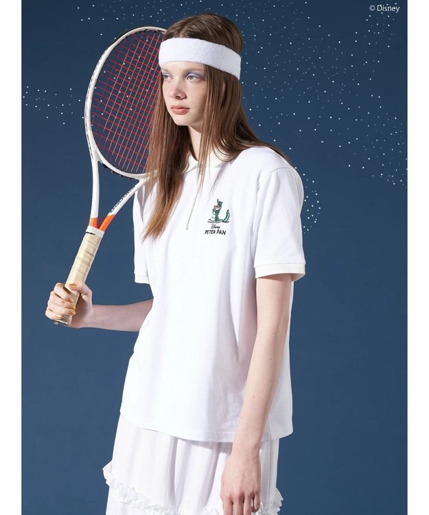 AMERICAN HOLIC ハーフジップポロシャツ／Ｐｅｔｅｒ　Ｐａｎ Off White