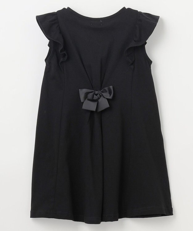 ANY KIDS ひんやりクール カットソーワンピース ブラック