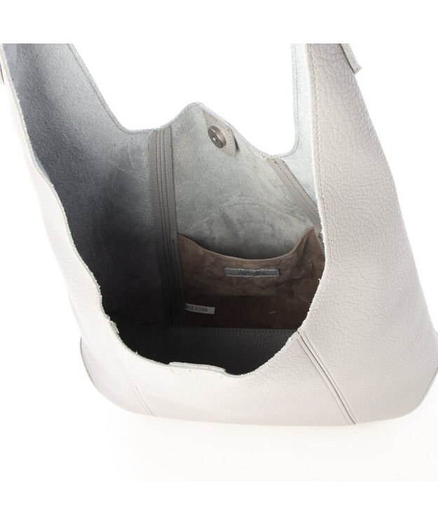 UNBILLION カシュカシュ cachecache / 厚手合皮ホーボーバッグ GY