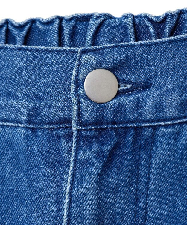 Green Parks ・Ｄｏｕｂｌｅ　Ｆｌａｇｓ　リボン刺繍ストレートデ Red