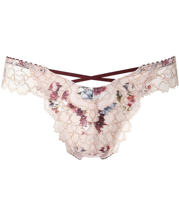 WACOAL Ｔバック ショーツ 【重力ケアブラ】 BXB194とペア はきこみ丈あさめ バックのかぶりが広め ソング レディース PXB494 /ワコール ピーチ