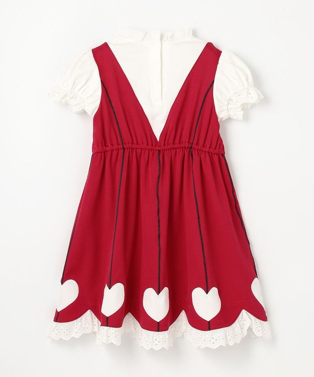 ANY KIDS 【カードキャプターさくら×any FAM】オープニング衣装風ワンピース (クリアカード編) レッド