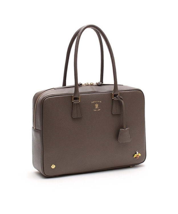 A.D.M.J. 【牛革】アノニマス/A4サイズ対応クリスタルビー付ボストン34cm