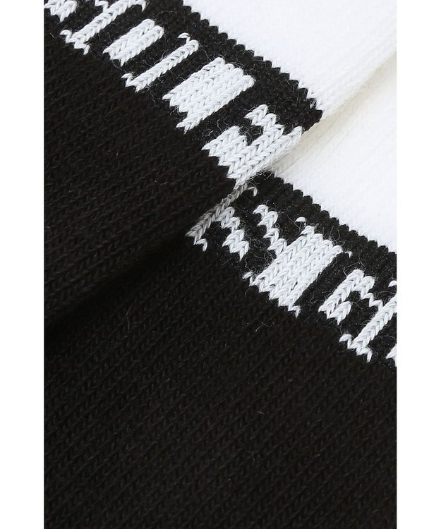 DAKS 【DAKS GOLF】ライン配色足首パイルソックス ブラック