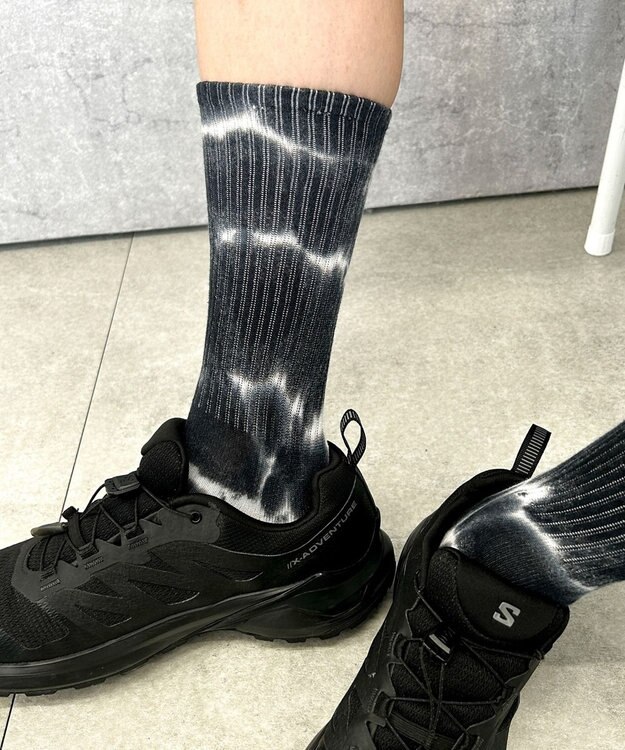 WEGO タイダイソックス（R） ブラック