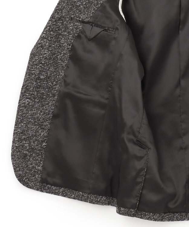 JOSEPH HOMME ROMA TWEED JERSEY JACKET ライトグレー系