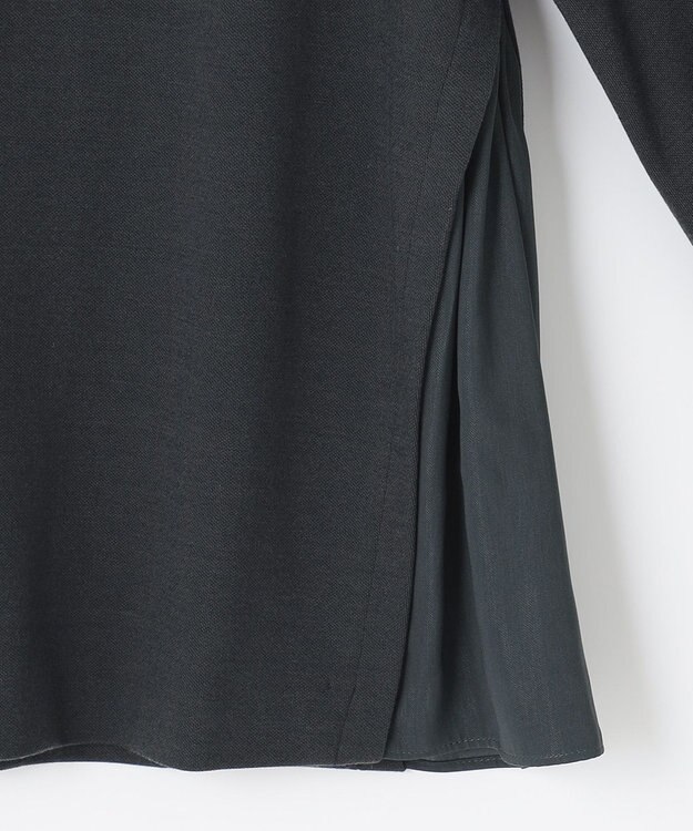 J.PRESS LADIES L セルロースリバー カットソー ダークグリーン系