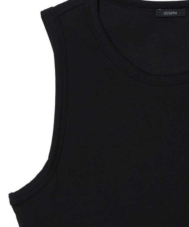 JOSEPH 【洗える】ジャージーリブ　タンクトップ Black