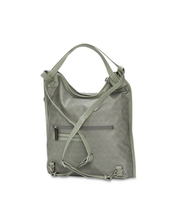 PELLE BORSA 3Way リュック/クロスボディ/ショルダー ミディバッグ Alive アライブ 4319 セージ