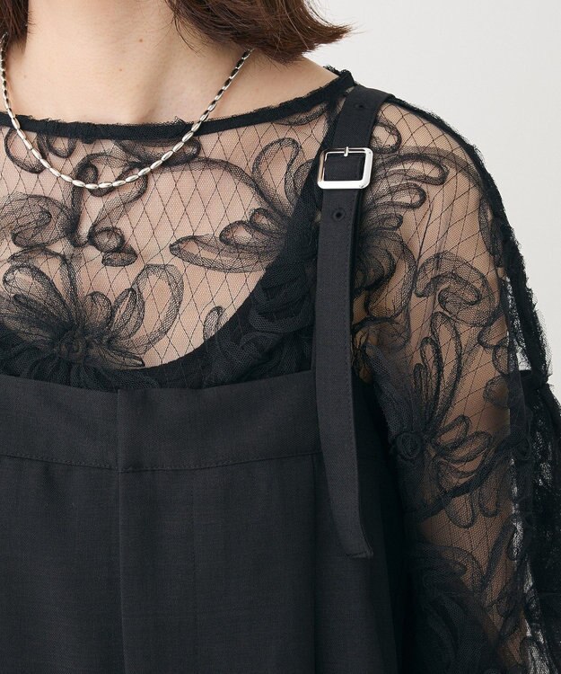 Green Parks ベアトップジャンスカ Black