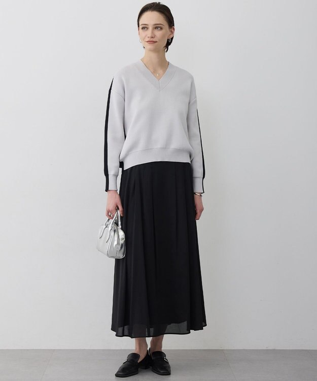 ICB 【先行予約】 ハイツイストドライメッシュ フレアスカート ブラック