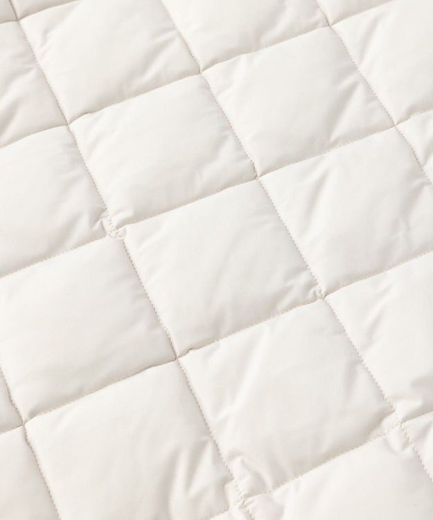 UNFILO 【TAION×UNFILO】キルティングダウン ショート丈ブルゾン アイボリー