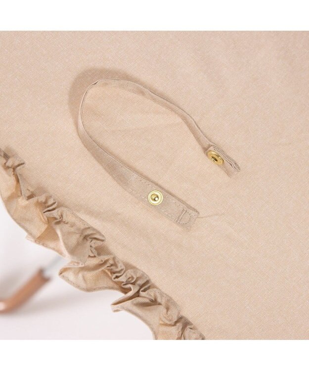 UNBILLION カシュネ cachenez / 【晴雨兼用】【日傘】 シャンプレーフリルトップレス折りたたみ傘 ピンク