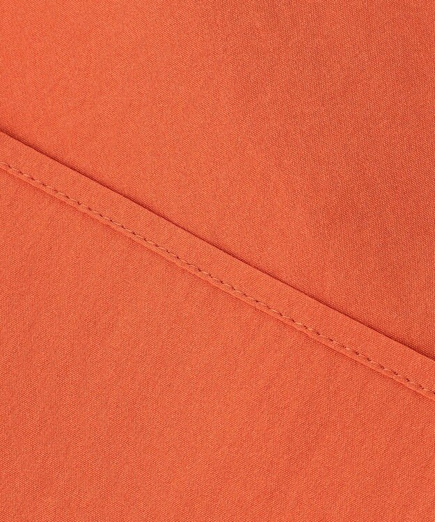 ICB 【接触冷感・UVカット・洗える】ヴィンテージスパンブロード デザインブラウス テラコッタ系