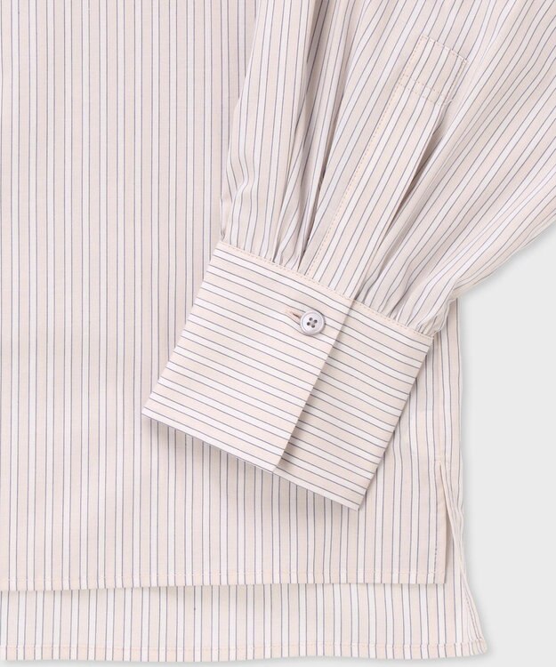 Paul Smith ラッキーチャームボタン ストライプ シャツ ライトピンク