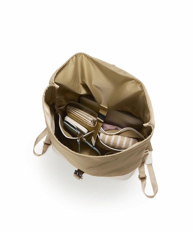 TOPKAPI 【Breath TOPKAPI】RIPPLE リプル エコナイロン コンビ リュック / バッグパック ベージュ