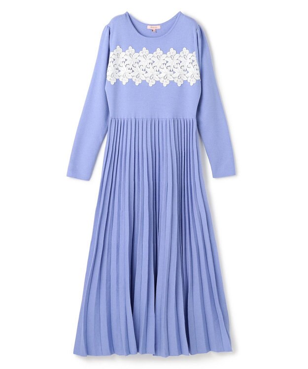 TOCCA 【百田夏菜子さん着用】NIGHT PETAL ニットドレス スカイブルー系