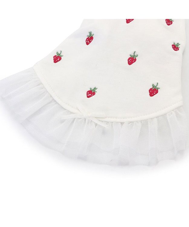 PET PARADISE ペットパラダイス パーカー 苺柄 《ホワイト》 小型犬 ホワイト