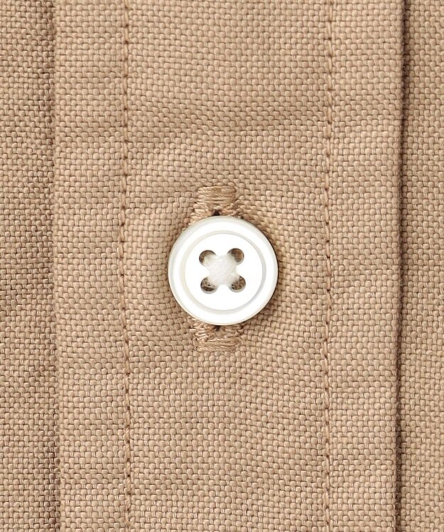 J.PRESS MEN 【大人気バックブル】バンドカラー オックスフォードガーメントダイシャツ ベージュ系