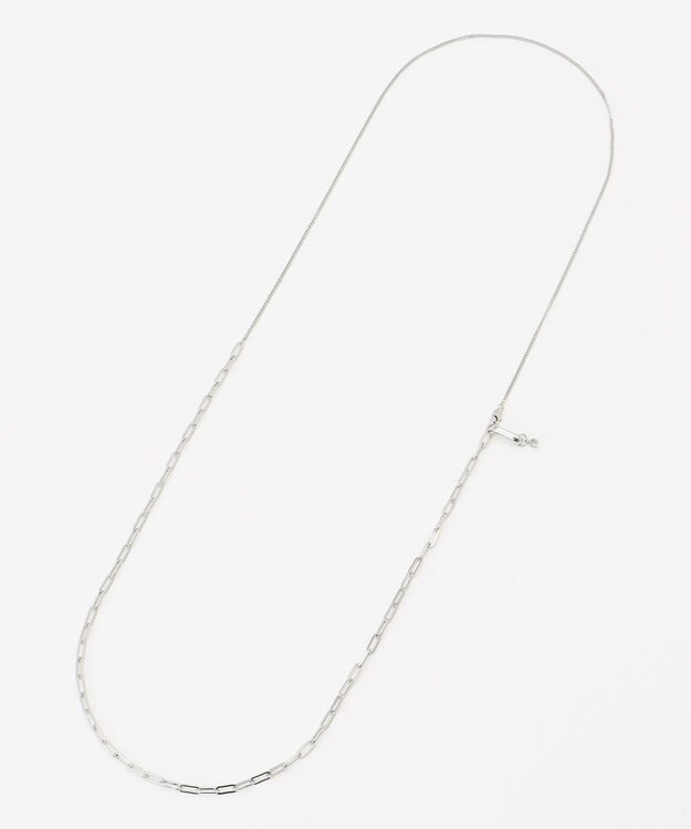 ANY マルチＷＡＹラリエットネックレス シルバー