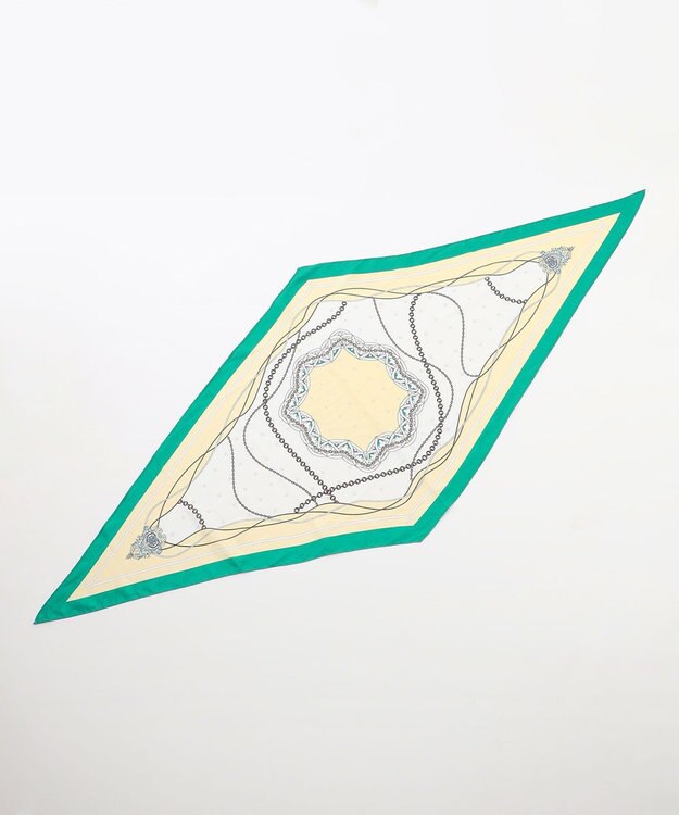 ANY ダイヤスカーフ グリーン系