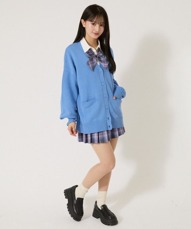 WEGO 【SCHOOL ITEM】ニットカーディガン 柄1