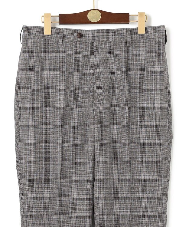 J.PRESS MEN 【WEB・一部店舗限定】グレンチェック スラックス ブラウン系3