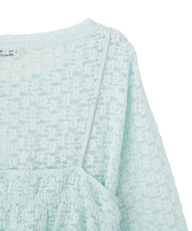 earth music&ecology SET2点カットレースプルオーバー＋ビスチェ Peppermint