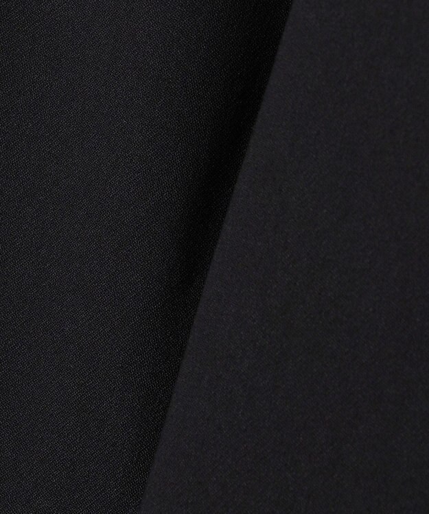 ANY L 【ウエストゴム】裏起毛ハイストレッチパンツ ブラック