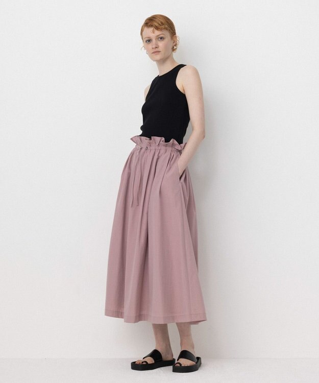 NAVE 【Nave・洗える】ドライタッサー スカート ピンク系