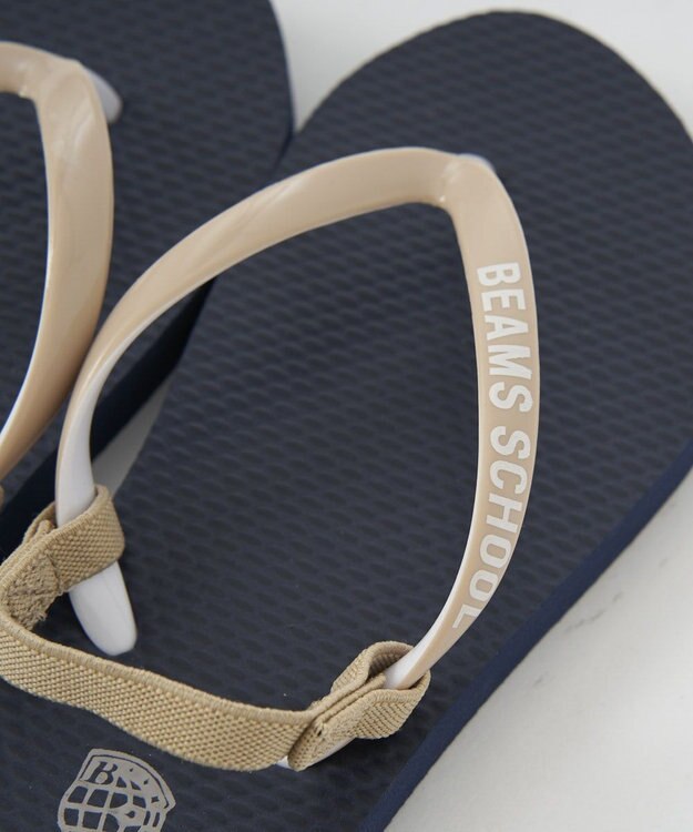 BEAMS SCHOOL ビーチサンダル ネイビー