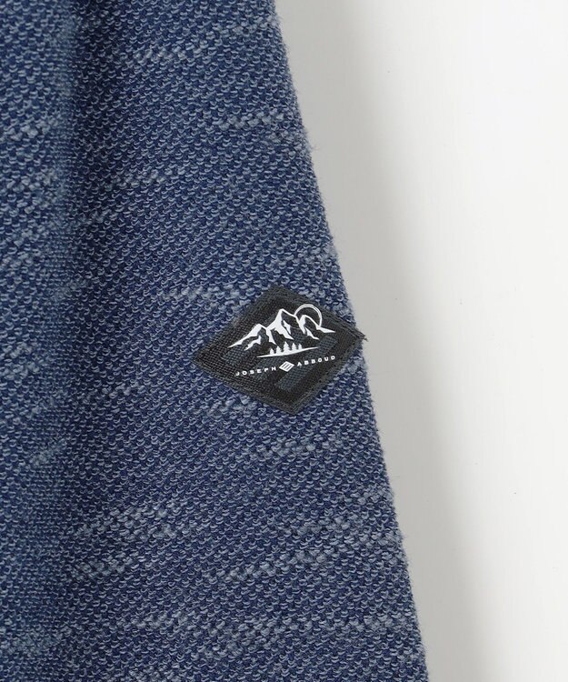 JOSEPH ABBOUD MOUNTAIN 【オーガニックコットン/JAPANファブリック】 スラブカノコ アウトドアポロ ブルー系