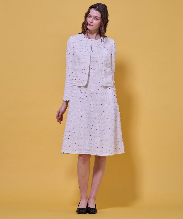 TOCCA FLOWER HIDE AND SEEK ジャケット アイボリー系