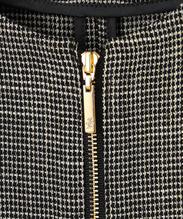 自由区 【洗える】ライトカラミノーカラー ジャケット モノトーン