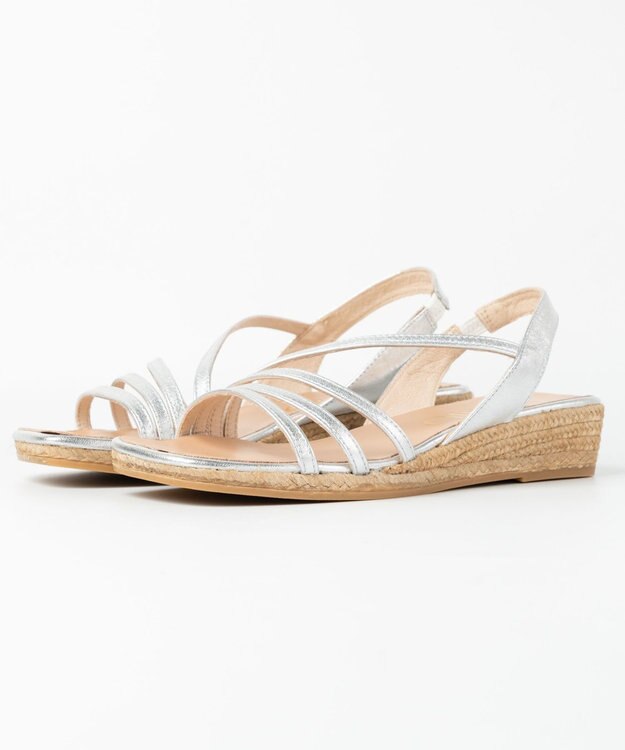 gaimo 【GAIMO/ガイモ】ラインベルトジュートサンダル/OBER-US シルバー