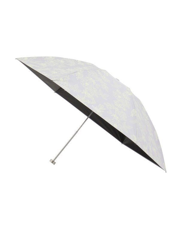 MOONBAT 【 遮光率100％/遮熱/UV/軽量】MACKINTOSH PHILOSOPHY(マッキントッシュフィロソフィー)晴雨兼用日傘 ドローイングフラワー Barbrella バーブレラ 折りたたみ傘 フワクール生地使用 ライトグレー