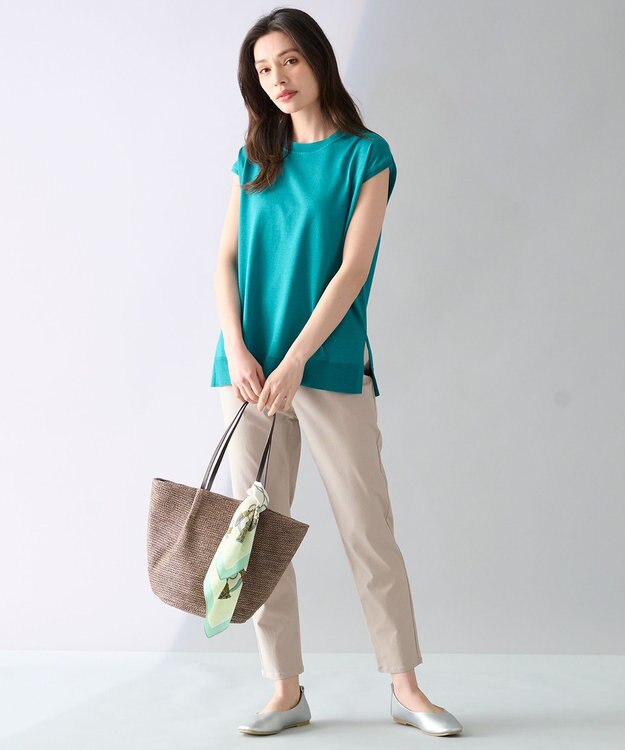 ANY マルチスクエアスカーフ グリーン