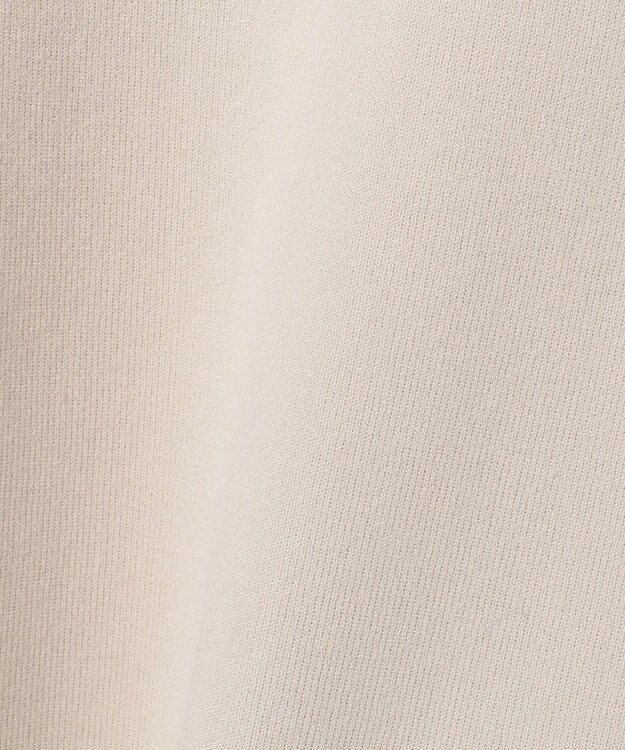 自由区 【洗える】レーヨンポリエステルスムース ペプラムニット サンセットグレー